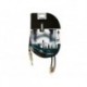 CABLE PROFESSIONNEL AUDIO. 2 x RCA MALE VERS JACK STEREO 6.35mm (6m)