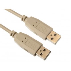 CABLE USB 2.0/FICHE USB A VERS FICHE USB A/ DE BASE /1.8m