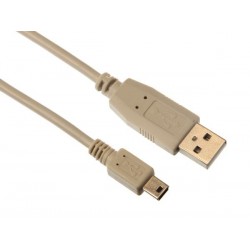 CABLE USB 2.0 - FICHE A VERS MINI USB FICHE B / 0.75m