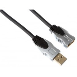 CABLE USB 2.0/FICHE USB A VERS FICHE USB A/ PROFESSIONNEL / 1.8m
