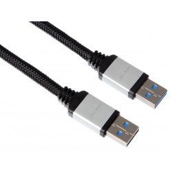 CABLE USB 3.0/FICHE USB A VERS FICHE USB A/ PROFESSIONNEL / 2.5m