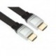 CABLE HDMI HAUTE VITESSE AVEC ETHERNET A PLAT VERS FICHE HDMI / STANDARD / 0.75m