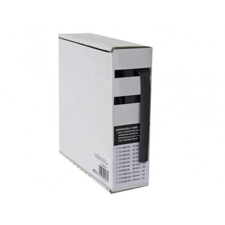 GAINE THERMORETRACTABLE 2:1 - 5.0mm - NOIR - 12m
