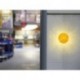 FLASH STROBOSCOPIQUE A LED - AMBRE - 12 VCC - ø 100 mm