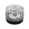 FLASH STROBOSCOPIQUE A LED - TRANSPARENT - 12 VCC - ø 100 mm