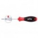 WIHA - TOURNEVIS D'ATELIER SOFTFINISH - TETE A FENTE 6.5 x 100 mm