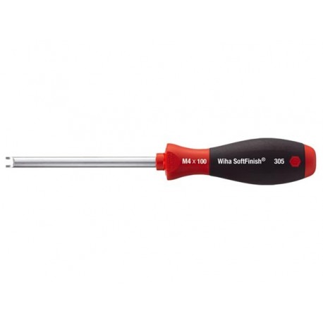 WIHA - TOURNEVIS POUR ECROUS A FENTE SOFTFINISH - LAME RONDE - M6 x 125