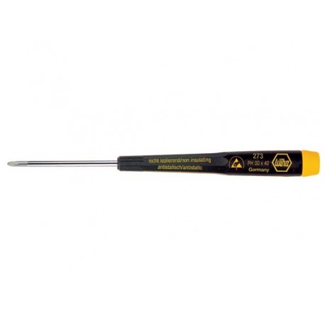 WIHA - TOURNEVIS DE PRECISION ESD - PHILLIPS PH00 x 40mm