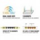 EMINENT - ROUTEUR A DOUBLE BANDE AC - 1200 Mbps - 4 ANTENNES - GIGABIT