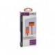 CABLE USB A MALE VERS APPLE® 30 BROCHES MALE - ORANGE - 1 m