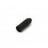 REAN TINY - ADAPTATEUR XLR MALE VERS XLR MALE - NOIR