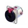 NEUTRIK - CHASSIS JACK. 3 POINTS FEMELLE. ARGENTE. NICKELE. TYPE D