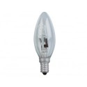 LAMPE HALOGENE ECO C35 - E14 - 18 W - 220-240 V - 2700 K - TRANSPARENT