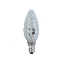 LAMPE HALOGENE ECO C35T - E14 - 28 W - 220-240 V - 2700 K - TRANSPARENT