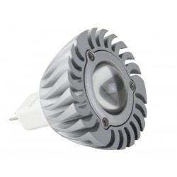 LAMPE LED 3W - BLANC CHAUD (2700K) 12VCA/CC - MR16