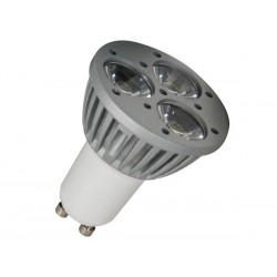 LAMPE LED 3 x 1W - JAUNE - 230V - GU10