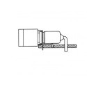 INTERRUPTEUR A BASCULE SUBMINIATURE BIPOLAIRE HORIZONTAL COUDE ON-ON