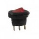 INTERRUPTEUR DE PUISSANCE A BASCULE 6A-250V SPST ON-OFF - AVEC TEMOIN NEON ROUGE