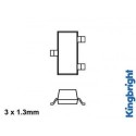 LED CMS 3 x 1.3mm VERT DIFFUSANT