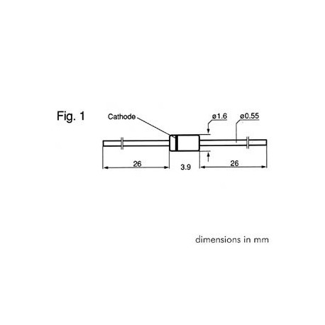 DIODE ZENER 9V1 - 500mW
