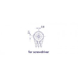 PIHER TRIMMER 470E (SMALL - VERT - FOR SCREWDRIVER)
