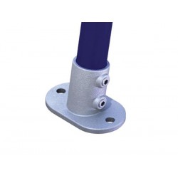 DOUGHTY - PIPECLAMP ANGLED RAILING BASE FLANGE (4-10 degree)