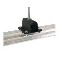 DOUGHTY - STUDIO RAIL CEILING BRACKET 50mm High (Top Hat) supplied with rail clamps
