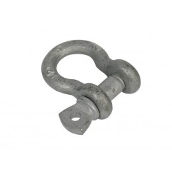 DOUGHTY - BOW SHACKLE 6mm (SILVER PIN) (CONFORMS TO US Fed Spec RR-C-271)
