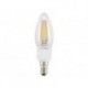 SYLVANIA - LAMPE LED TOLEDO RETRO FLAMME 470 LM - CLAIR - LUMINOSITE REGLABLE - E14