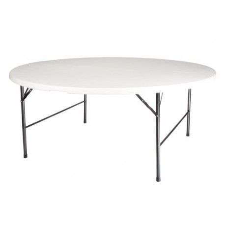 TABLE RONDE PLIANTE - Ø 180 cm