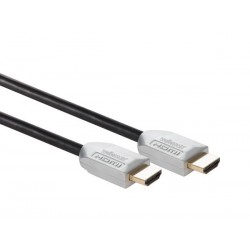 CABLE HDMI® 2.0 HAUTE VITESSE AVEC CONNECTEUR ETHERNET VERS CONNECTEUR - CUIVRE / PROFESSIONNEL / 0.75 m / DORE / M-M