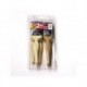 PINCEAUX - POIGNEE EN BOIS - BROSSE DOUCE - 5 pcs