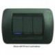 jeu de 5 LED de notification d'etat bleues pour boutons-poussoirs BTicino® LivingLight (non-axialement) pour utilisation avec VM