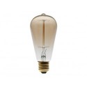 LAMPE A INCANDESCENCE - STYLE RETRO - ST64 - 25 W - E27 - BLANC CHAUD INTENSE