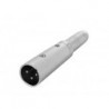 3P XLR a FEMELLE 6.35 mm JACK - MONO