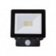 PROJECTEUR LED POUR L'EXTERIEUR - 20 W. BLANC NEUTRE - NOIR