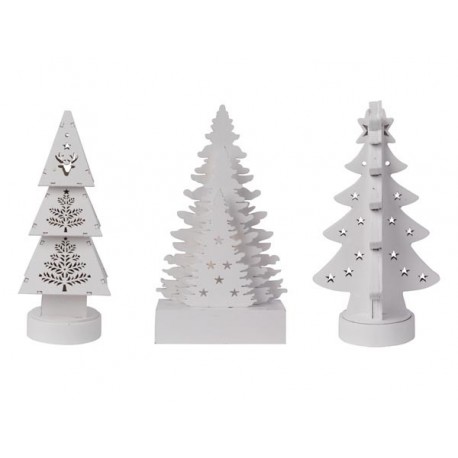 SAPIN DE NOEL EN BOIS (3 pcs)