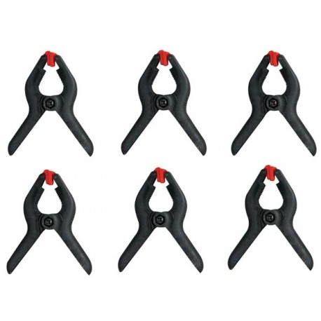  pinces a coller pvc 2.5" - 6 pcs 
