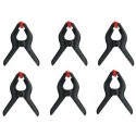  PINCES À COLLER PVC 2.5" - 6 pcs 