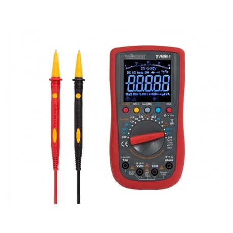  multimetre numerique - cat ii 700 v / cat iv 600 v - 15 a - auto - true rms - ncv - 40000 points + cordons de mesure tlm72 