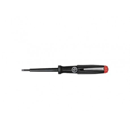  wiha detecteur de tension 150-250 volts fente, noir, avec agrafe, sous blister (31771) 3,0 mm x 60 mm wh31771