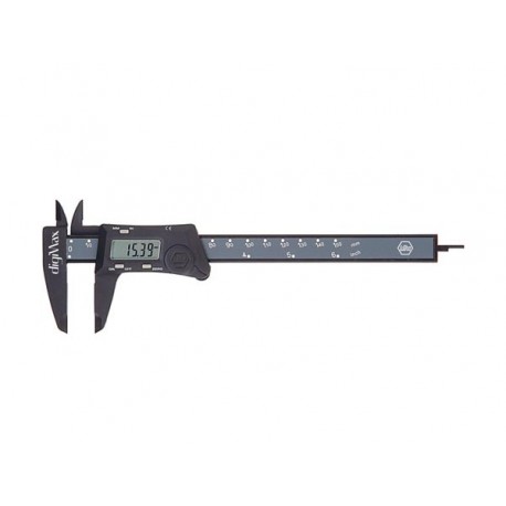  wiha pied a coulisse digimax® numerique lecture 0,01 mm (29422) 150 mm 