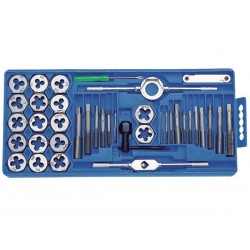  jeu de tarauds et de filieres - 40 pcs 
