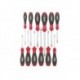  wiha jeu de tournevis softfinish® melange 12 pcs (41002) 