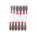  Wiha Jeu de tournevis SoftFinish® mélangé 12 pcs (41002) 