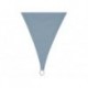  voile solaire - triangle - 3.6 x 3.6 x 3.6 m - couleur : gris ardoise clair 