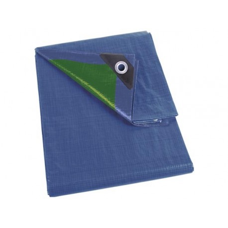  bache - bleu/vert - standard - 4 x 5 m 