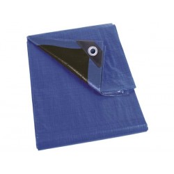  Bâche - Bleu/Noir - Ultrarésistant - 2 x 3 m 