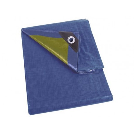 bache - bleu/kaki - resistant - 2 x 3 m 