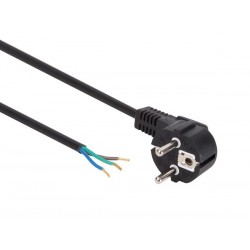  cable d'alimentation noir cee 7/7 90 + extremites l:1.5 m h05vv-f 3g0.75 mm² 